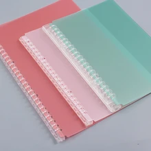 2pcs/pair Calendar Loose-leaf Binder 20/26 Holes Index Divider Separator PP Cover Stationery For Planner Organizer Notebook