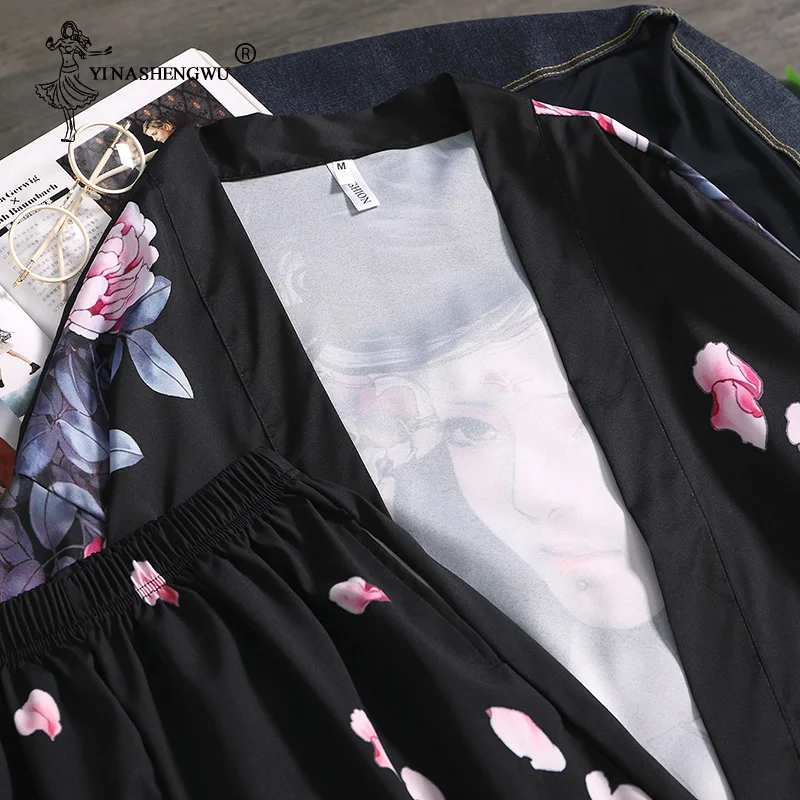Yukata/женское и мужское традиционное японское кимоно топ штаны кардиган мужская
