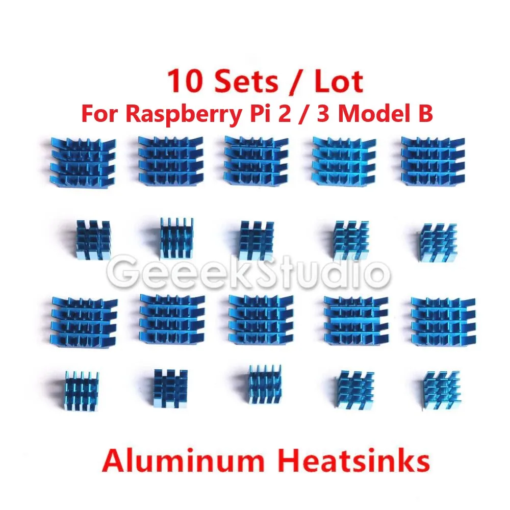 30 шт. Raspberry Pi радиаторы Алюминий кулер с клей радиатора комплект для охлаждения 2 /