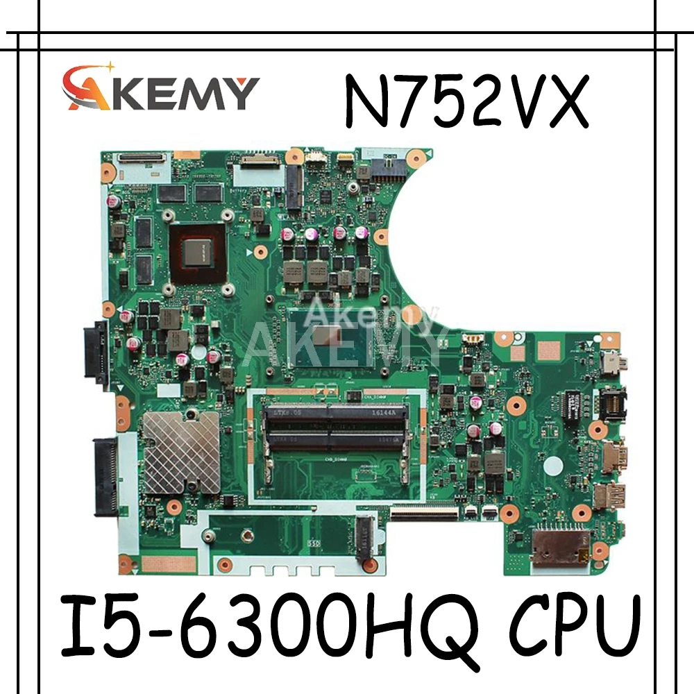 N752VX с процессором I5-6300HQ GTX950M материнская плата REV2.0 для Asus N752V ноутбука