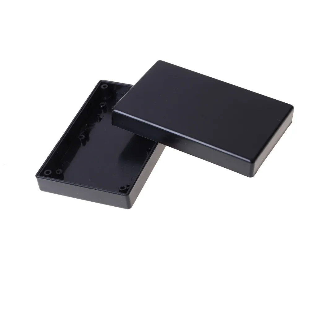 

ZLinKJ 1PCS 125*80*32mm Waterproof Cover Project Box Electronic Case Enclosure Black Color