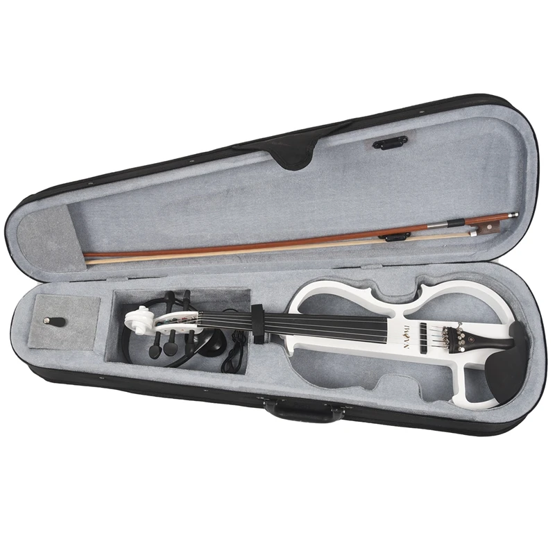 

NAOMI 4/4 полный Размеры электрической скрипке 5 струн из Тихая скрипка аксессуары Высокое качество Новинка