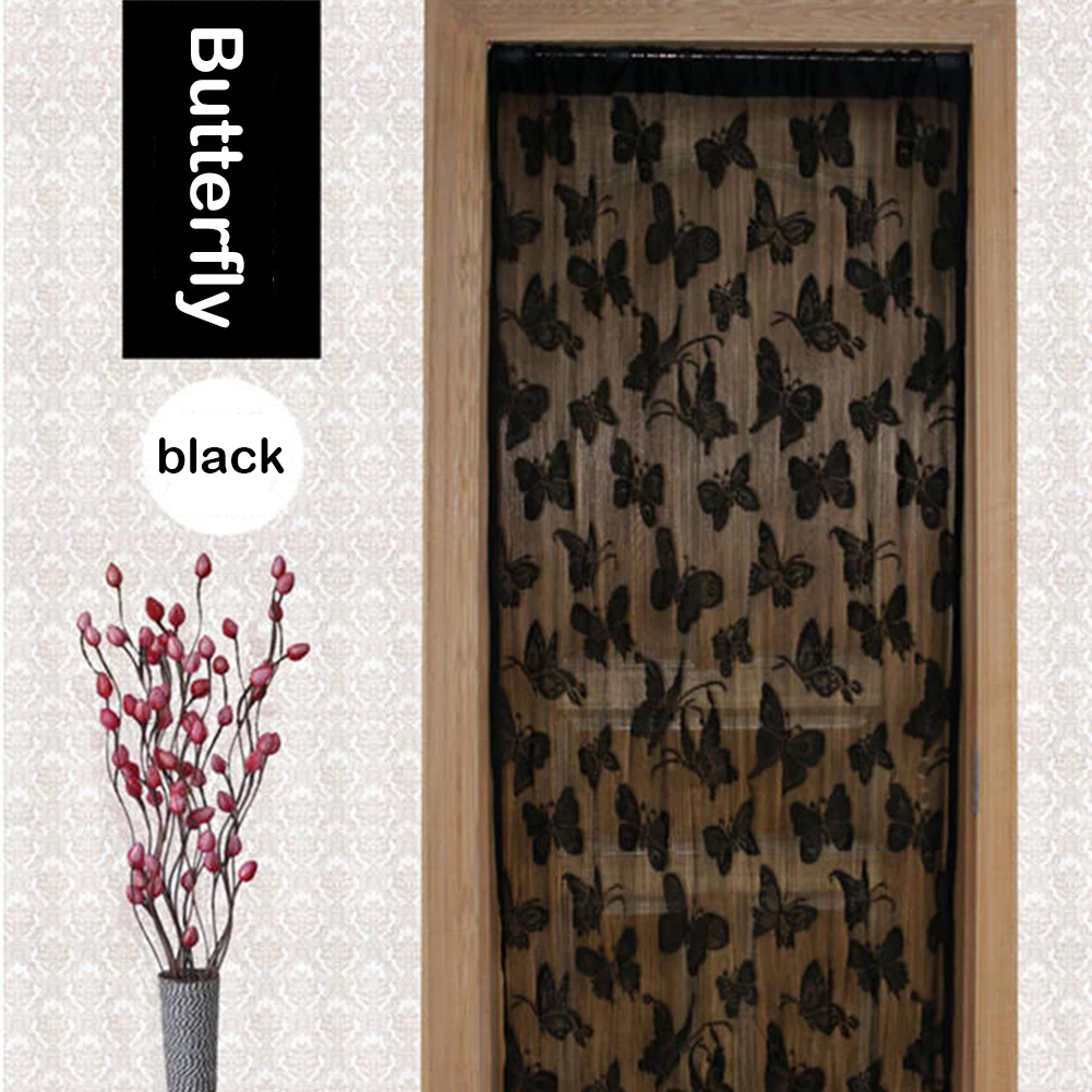 Новые модели двустворчатого строка Шторы тюль на окна Кухня двери висит Тюль s