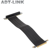 high speed 64gbps stable graphics video card riser flat cable pci express gen3 0 x8 to x16 flexible extension cable pcie riser