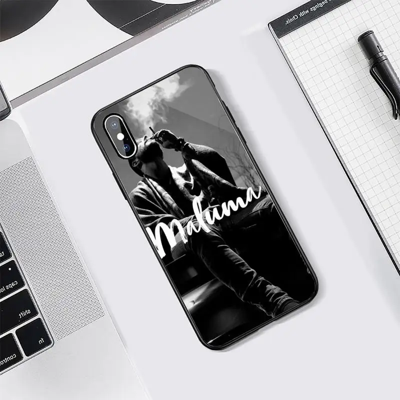 

Colombian singer Maluma high quality Phone Case Tempered glass For iphone 5C 6 6S 7 8 plus X XS XR 11 PRO MAX