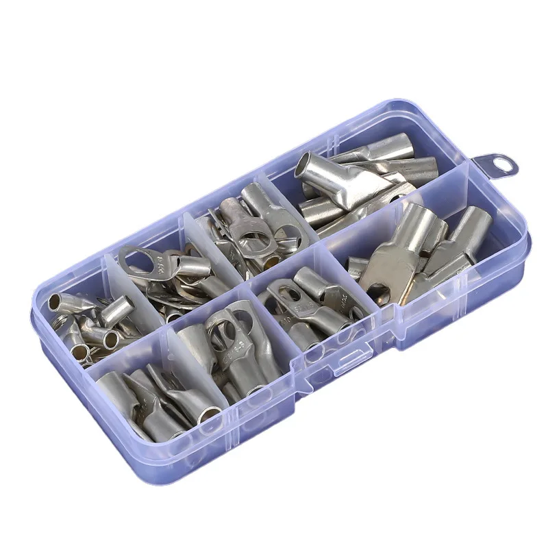 60 шт. SC неизолированные клеммы наконечник из луженой меди уплотнительное кольцо