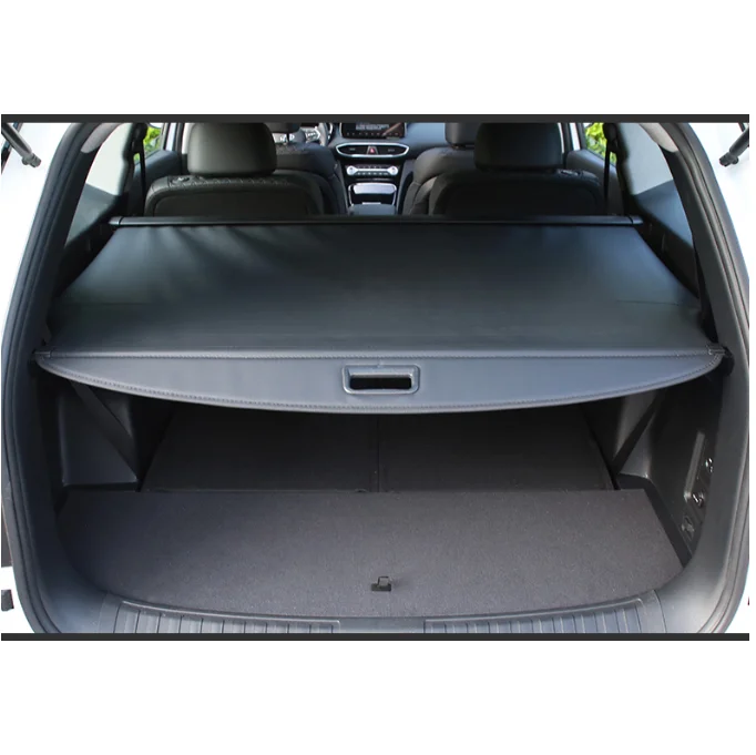 

Rear Cargo Cover For Hyundai Santa Fe IX45 2019 2020 privacy Trunk Screen Security Shield shade Auto Accessories