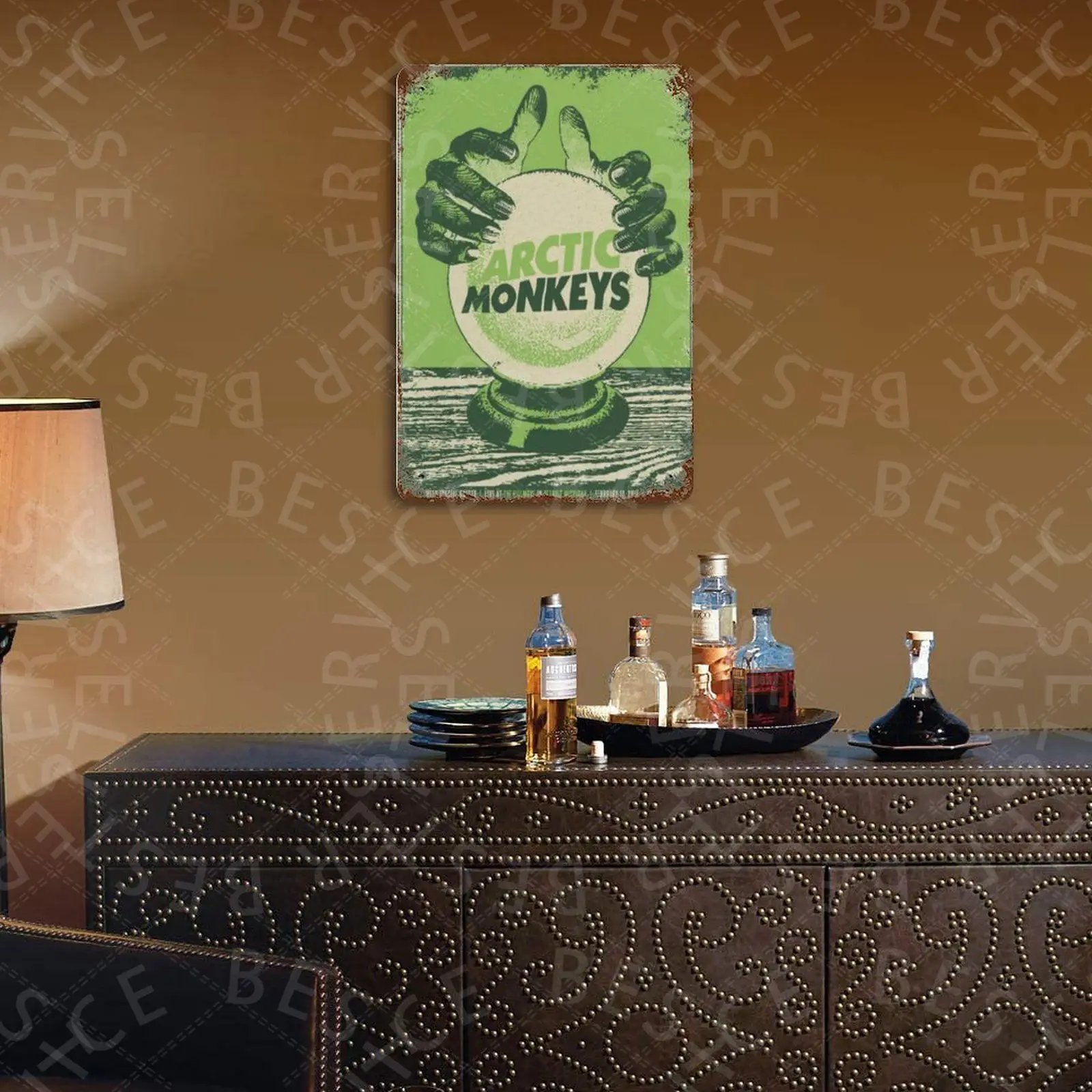 

Arctic Monkey Tin Sign Plaque Metal painting Vintage Wall Decor Bar Pub Man Cave Metal Signs 20x30cm / 30*40cm