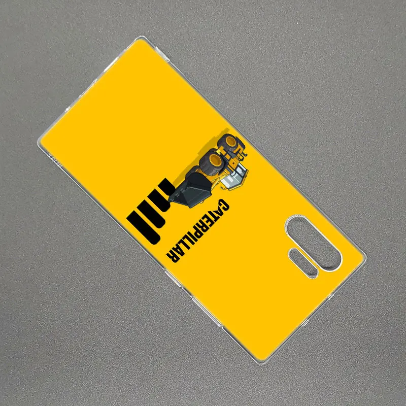 Силиконовый чехол с логотипом Caterpillar DOZER для Samsung Galaxy S10E S10 5G S9 S8 S7 Edge Note 10 Plus 9 A9 A8 A7 A6