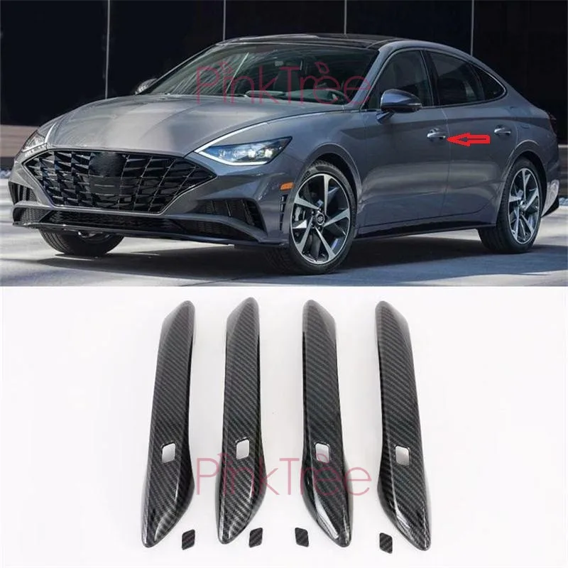 Накладка на дверную ручку автомобиля из углеродного волокна чувственная DN8 2019 2020