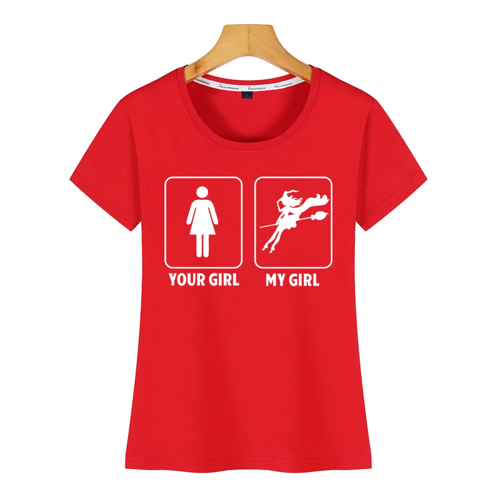 Топы Футболка женская Ведьма девушка wicca Хэллоуин забава s Vogue винтажный принт