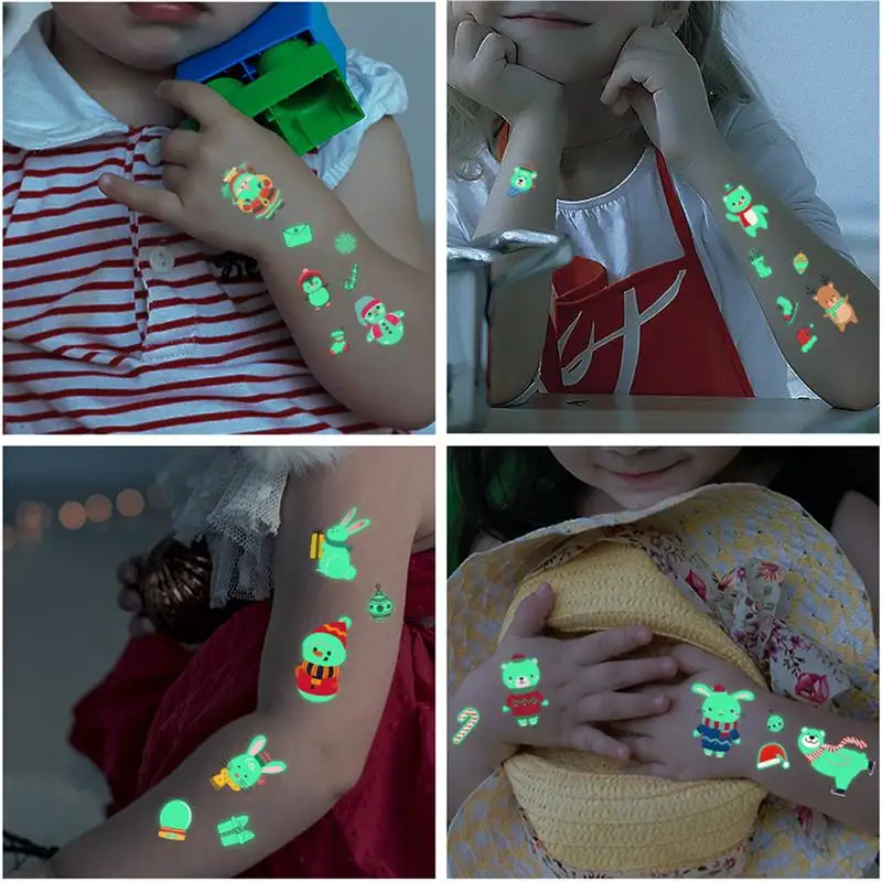 20 листов светящиеся наклейки на тело и лицо|Временные тату| |