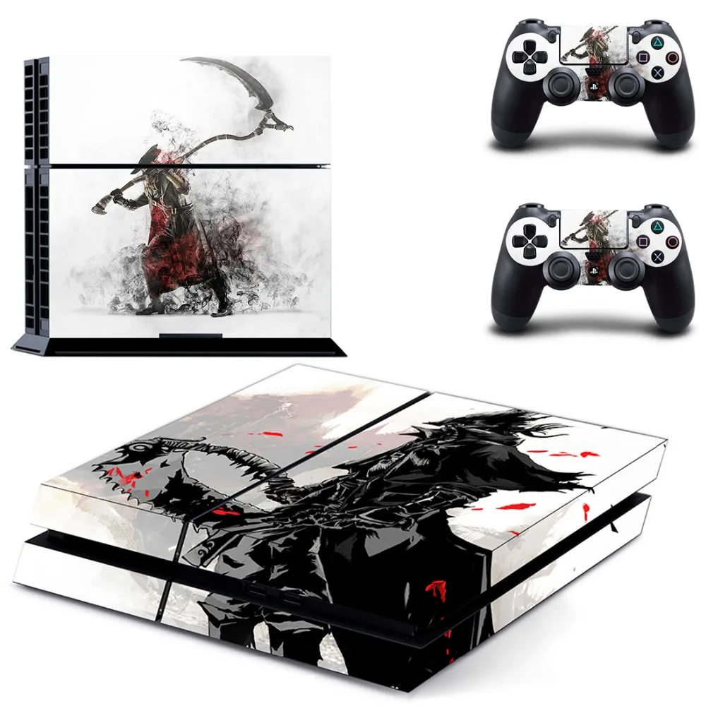 Игра кровавый PS4 Стикеры s Play station 4 кожи PS Наклейки Обложка для Игровые приставки