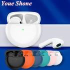 Беспроводные наушники с микрофоном, наушники Bluetooth, игровые наушники-вкладыши Mini Air Pro 6 TWS Bluetooth 5,1 для всех смартфонов