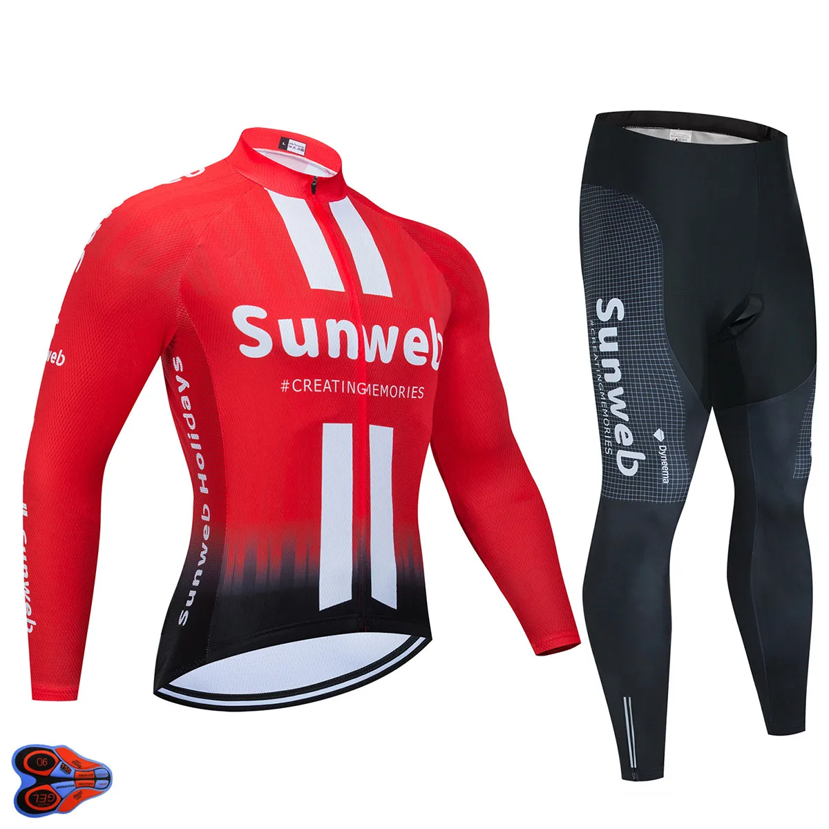 2020 команда SUNWEB Pro велосипедная майка одежда дышащая рубашка с длинным рукавом
