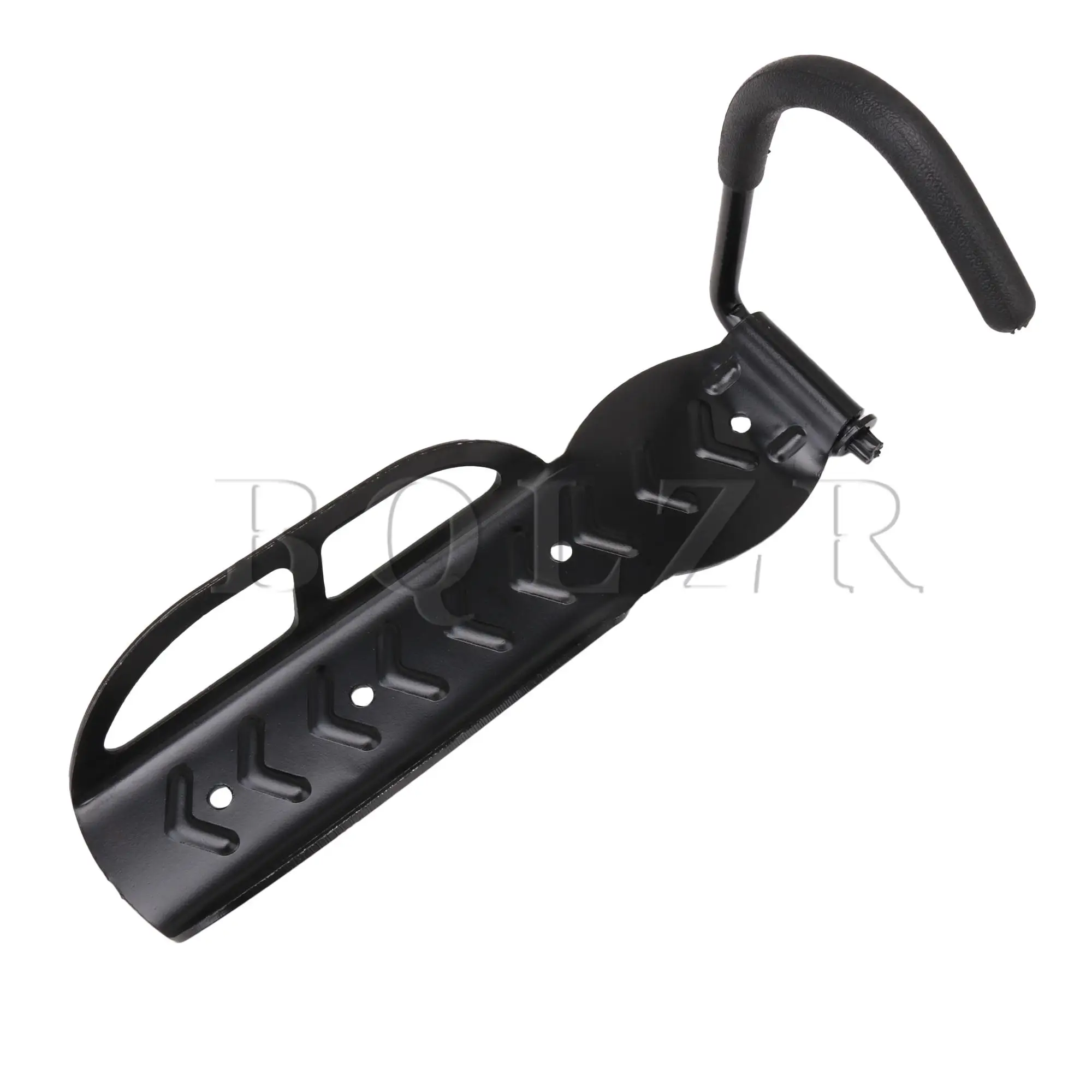 

BQLZR 2PCS Steel Bicycle Stands Bike Wall Mount Bike Hanger with Screws Black