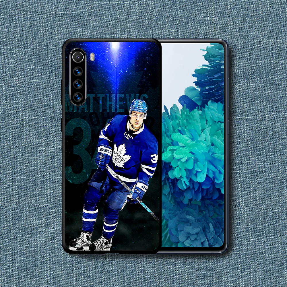 

Matthews Ice Hockey 34 Phone Case For Xiaomi Redmi Note 7 8 8T 9 9S 4X 7 7A 9A K30 Pro Ultra black Prime Fashion Bumper Painting