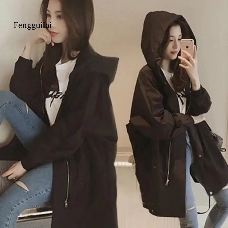 Толстовка с капюшоном ветровка куртка карманами на молнии осенняя модная