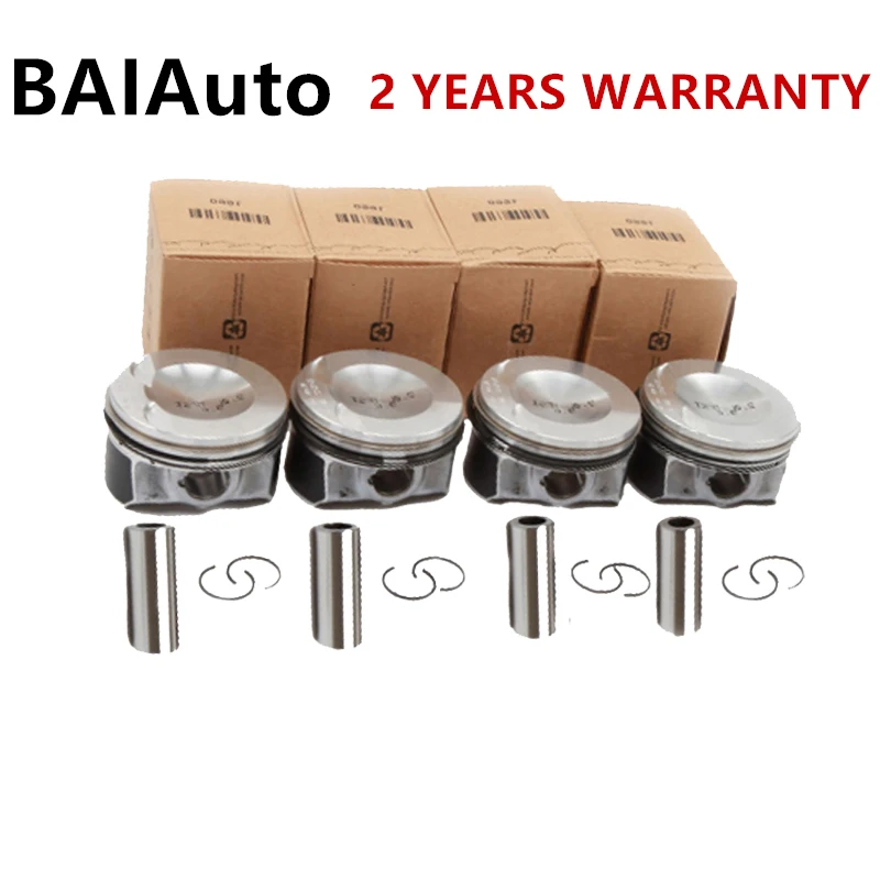EA888 2 0 T ATG модифицированный поршневой и набор колец для Audi A3 A4 Q5 TT VW Passat Tiguan Jetta Golf