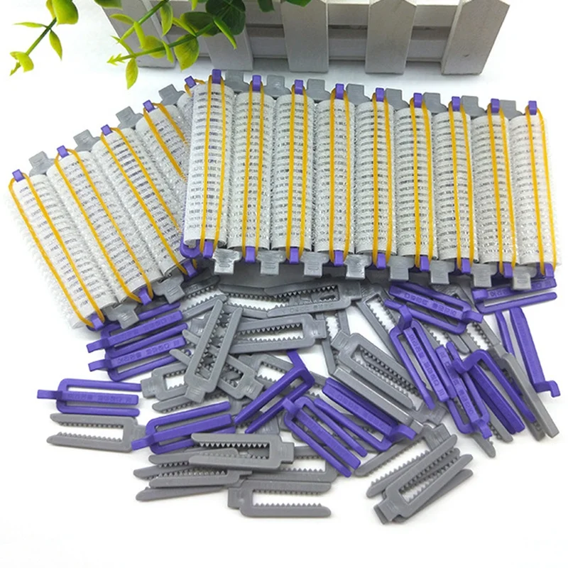 Маленький размер 24 шт./компл. нейлоновый крюк и петля для салона волосы ролики