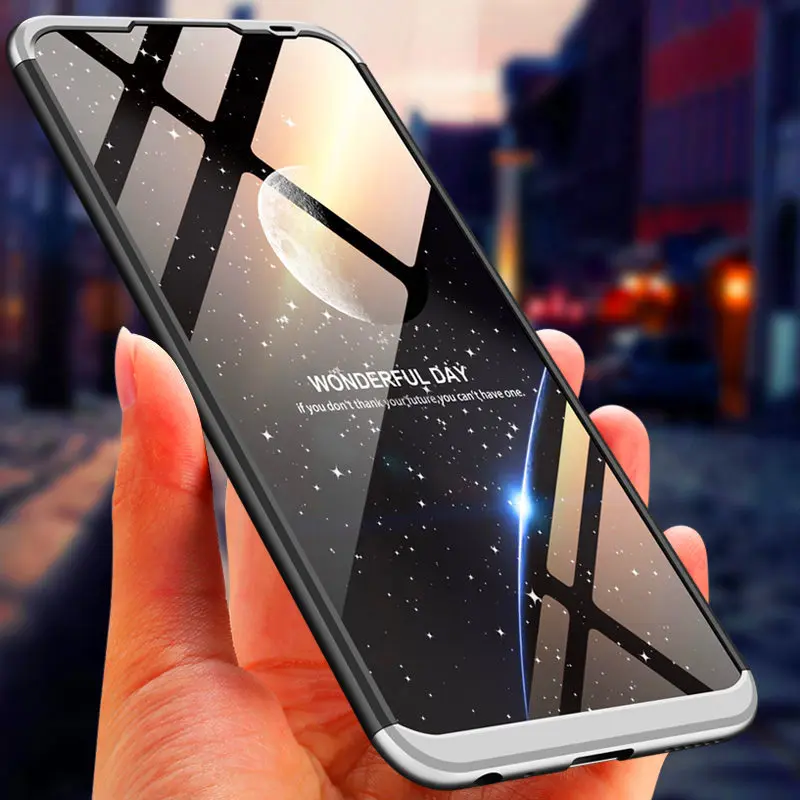 Vivo Y91 Y93 Y95 360 чехол 360 градусов полный чехол матовый чехол для Vivo Y 91 93 95 VivoY95 VivoY93 противоударный чехол со стеклянной пленкой