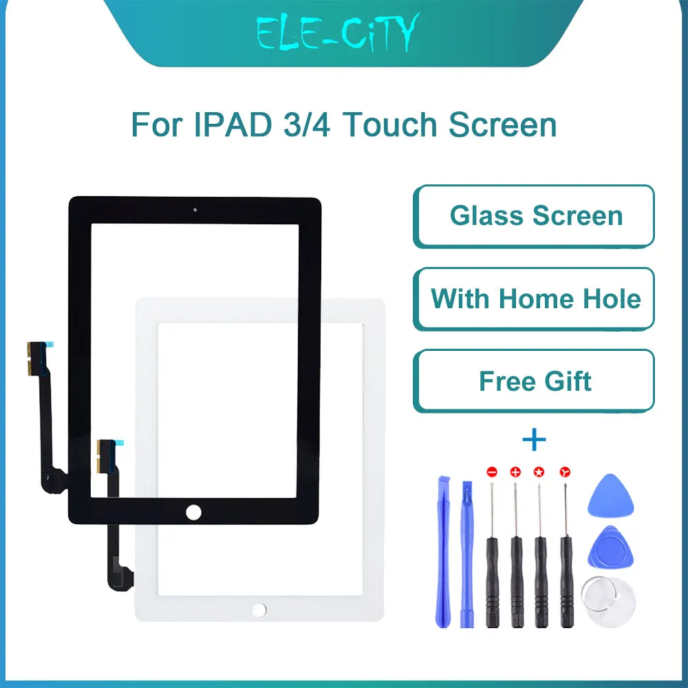 Сенсорный экран для iPad 3 A1416 A1430 1403 4 A1458 1459 1460 сенсорная панель внешний ЖК-дисплей