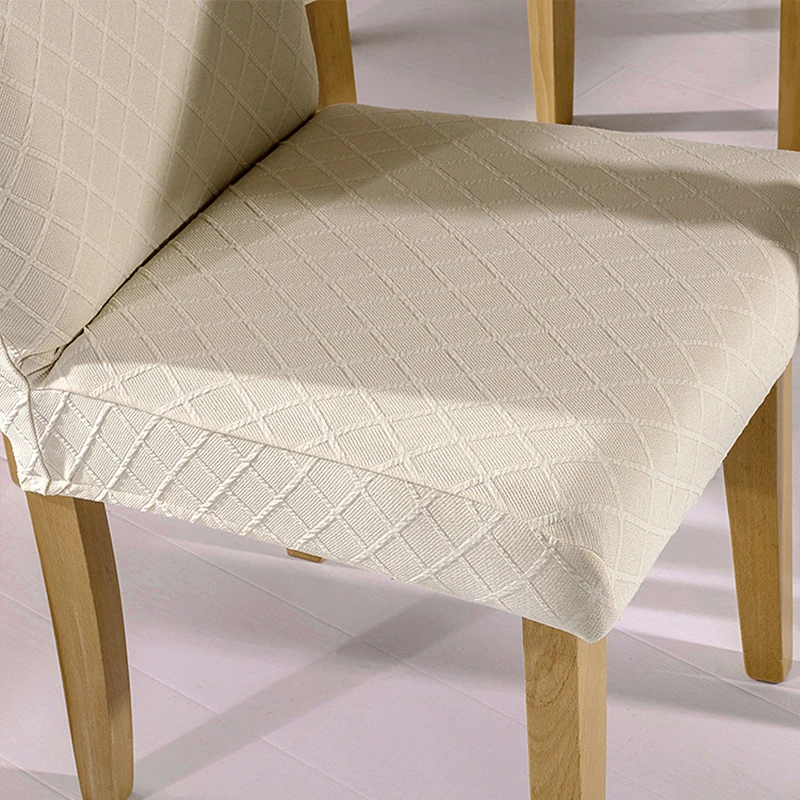 1/4/6 шт. Однотонные эластичные чехлы для стульев из спандекса|Чехлы на стулья| |