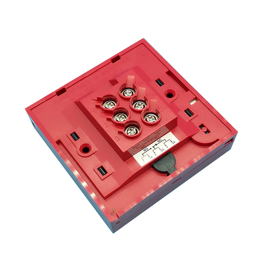 Кнопка сигнализации со стеклянным разрывом противопожарная сигнализация