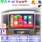 Автомобильный мультимедийный проигрыватель для Toyota Alphard 2002-2011, Android 11, GPS-навигация, RDS, Carplay, SWC, Wi-Fi, с камерой, 2 Din, радио, без DVD