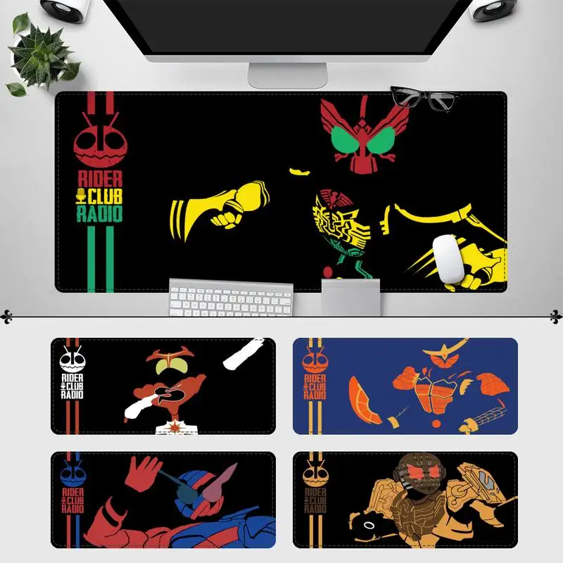

Cheap Kamen Rider Gaming Mouse Pad Gamer Keyboard Maus Pad Desk Mouse Mat Game Accessories For Overwatch