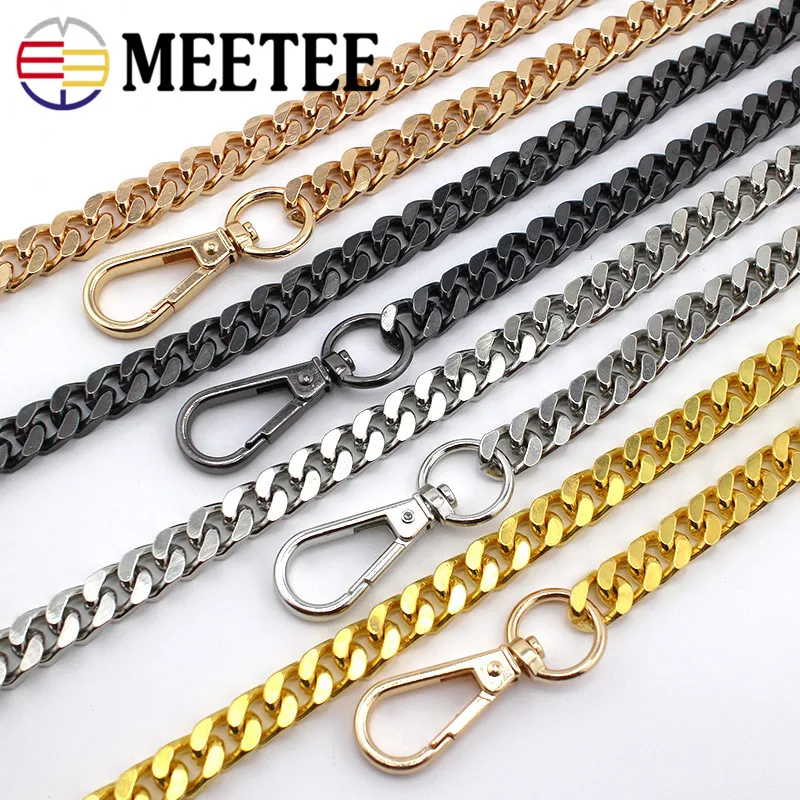 Meetee 1 шт. металлическая цепочка для сумки украшения висячая пряжка лента сделай