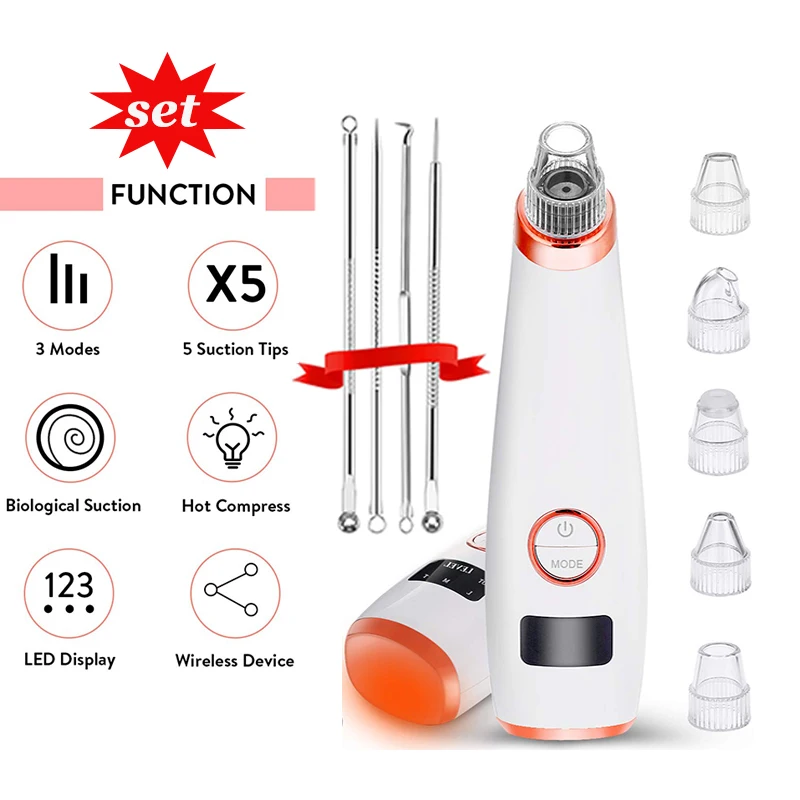 

Устройство для удаления черных точек, горячий компресс, устройство для ухода за кожей лица, устройство для удаления черных точек