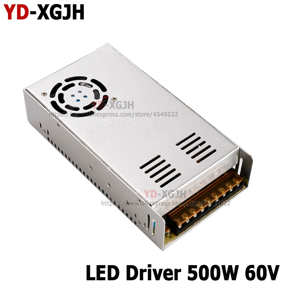 60V500W контроль безопасности централизованный источник питания светодиодный