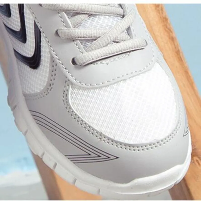 Дышащая сетчатая женская обувь повседневная мягкая на плоской подошве | Обувь