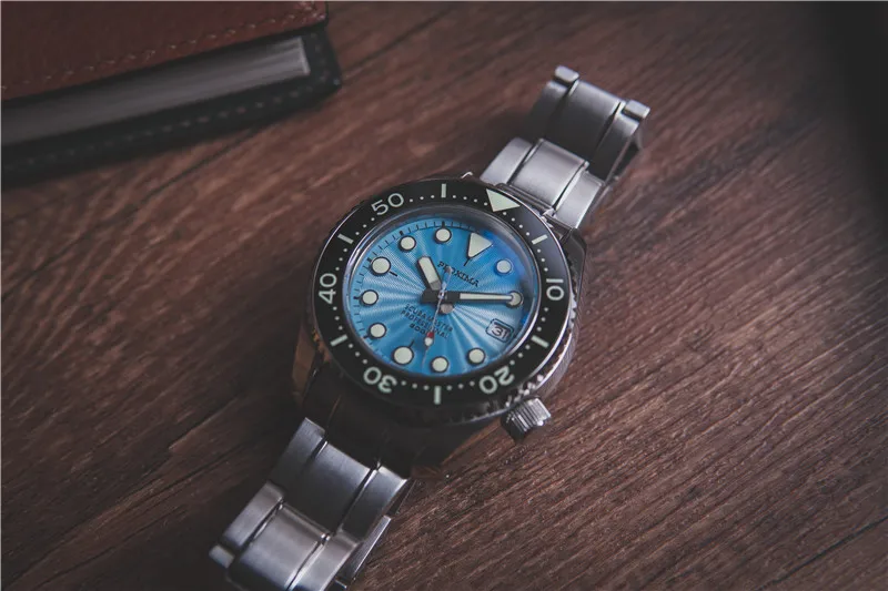 

Proxima SBDX NH35 Tuna Diver Automatic Wristwatch MarineMaster blue Wave Dial