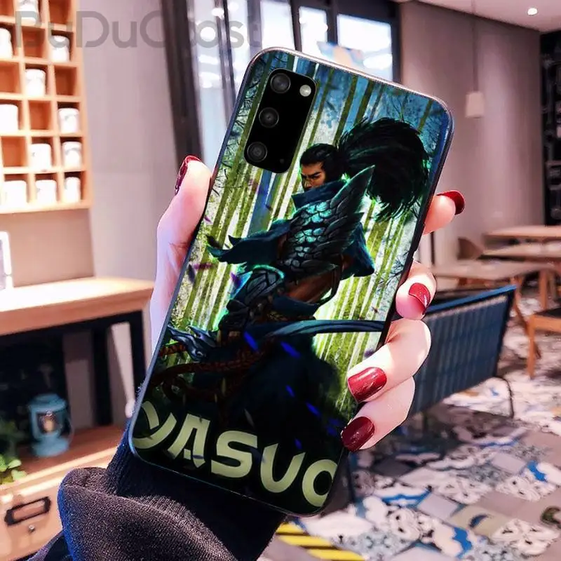 

Yasuo Fan Art Phone Case for Samsung S20 plus Ultra S6 S7 edge S8 S9 plus S10-5G lite 2020 S10E