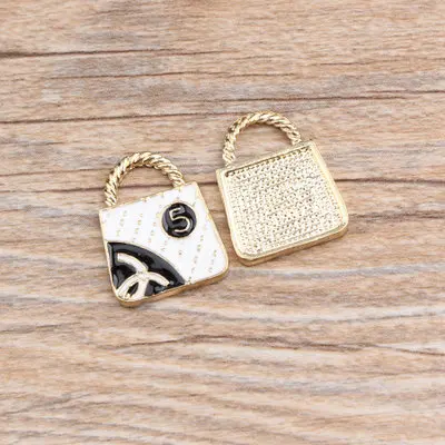 100 шт. 18*23 мм 5 слов маленькая сумка с бантом ювелирные аксессуары из сплава новые