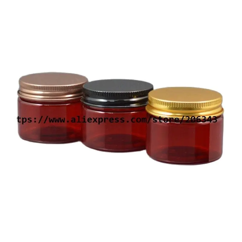 40 г красная пэт бутылка/банка/горшок для геля/эссенции/крем/увлажняющий