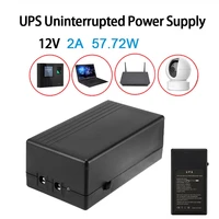 12v 2a 57 72w security standby power supply ups uninterrupted backup power supply mini battery for camera router computer