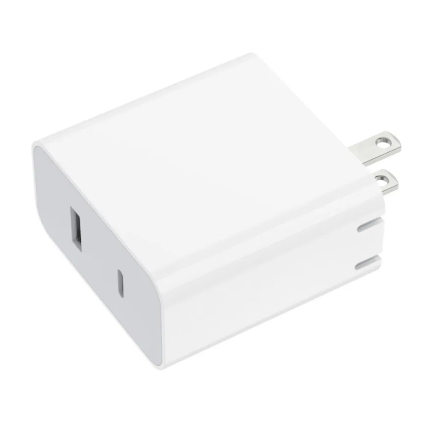 

Зарядное устройство с двумя USB-портами и поддержкой быстрой зарядки
