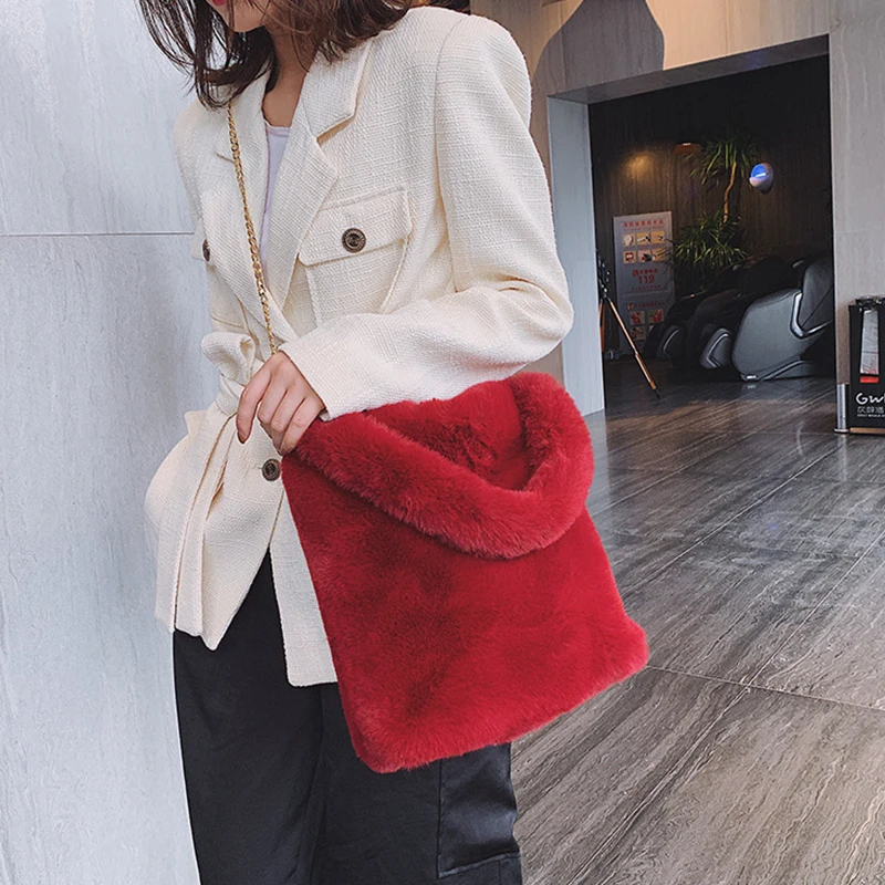 New Women Shoulder Bag Multifunction Autumn and Winter Plush Handbag Phone Coin Card Purse Messenger Female Crossbody | Багаж и сумки