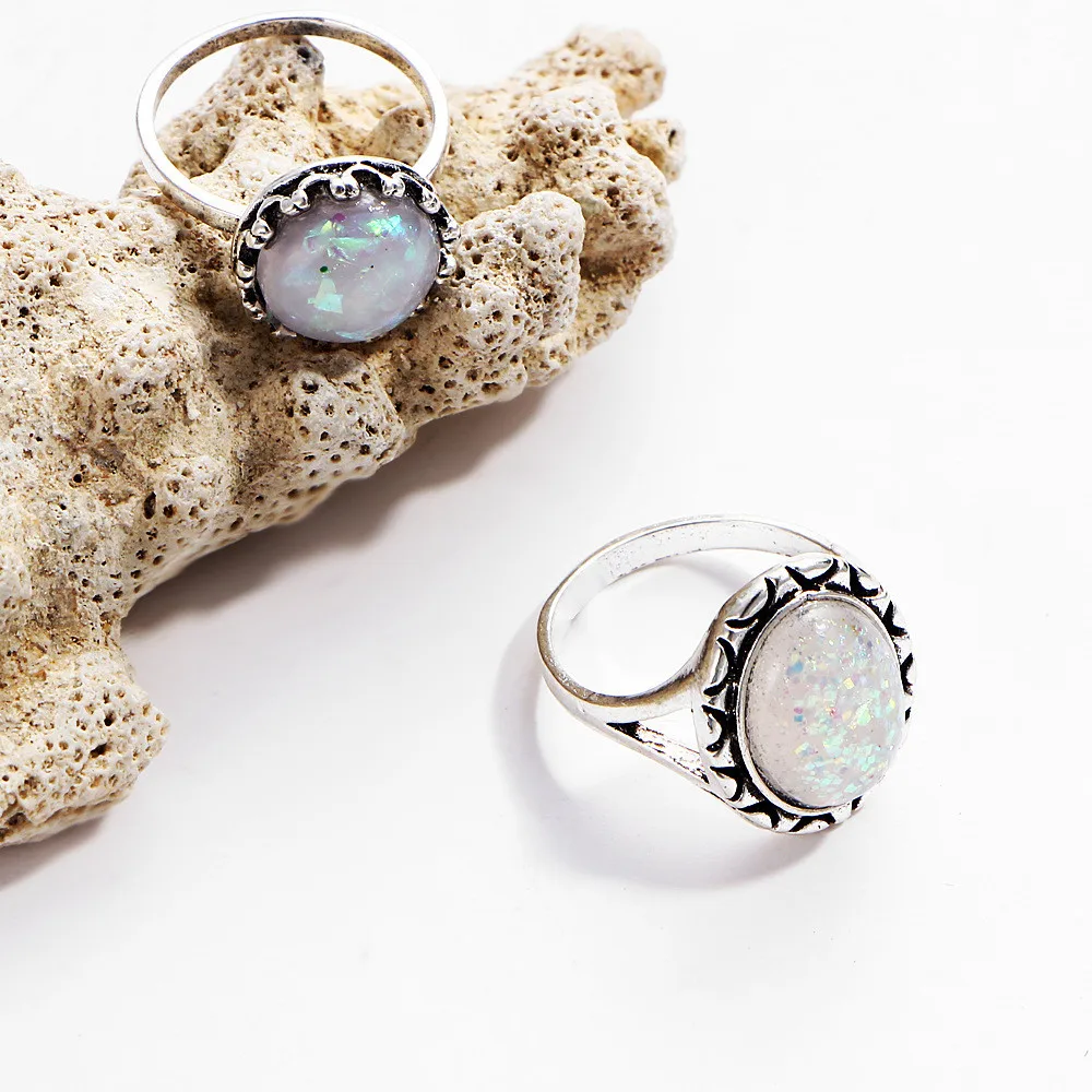 8 шт. богемное ювелирное изделие натуральный лунный камень персонализированное