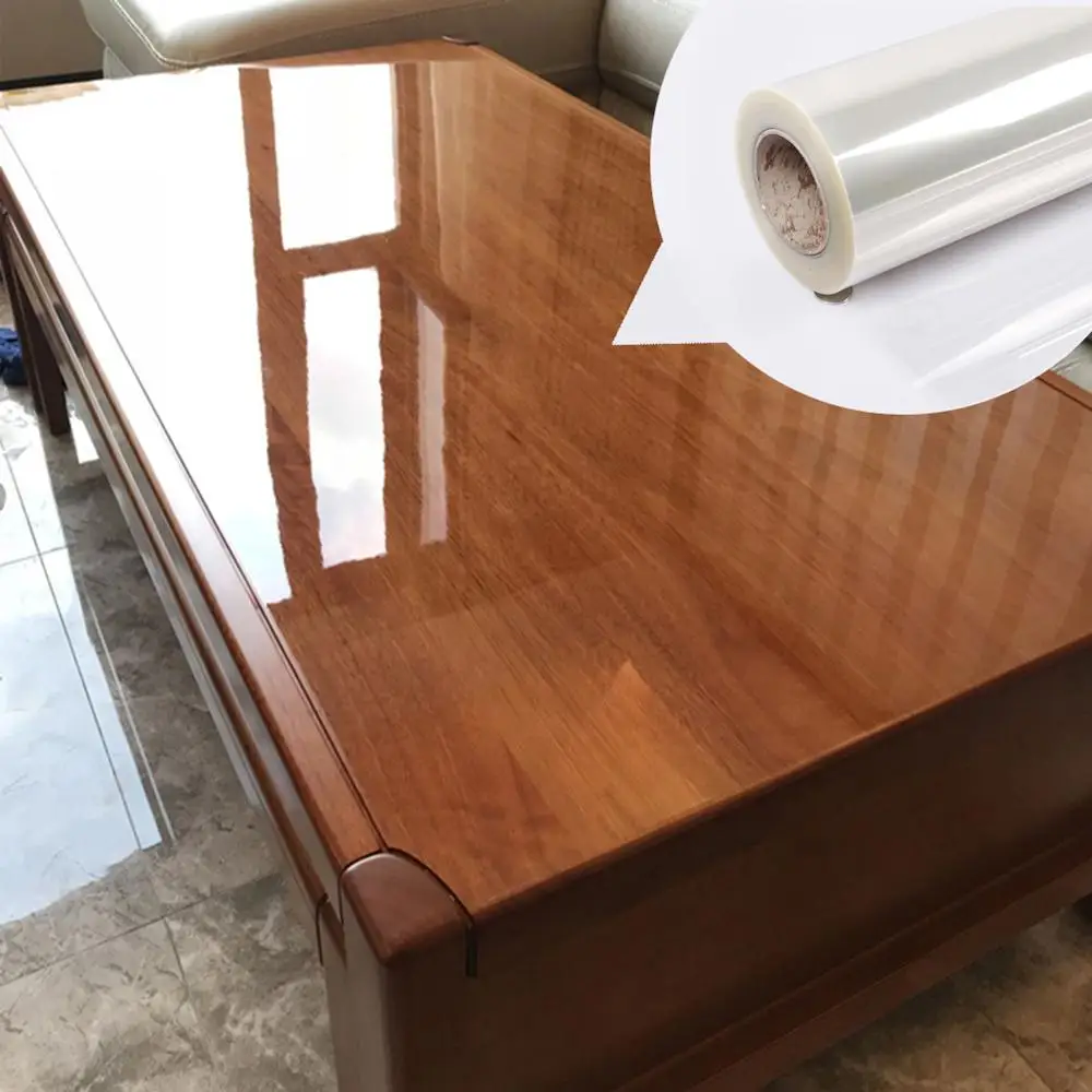 Само Клейкая Прозрачная Пленка Мрамор дерево настольная защитная пленка