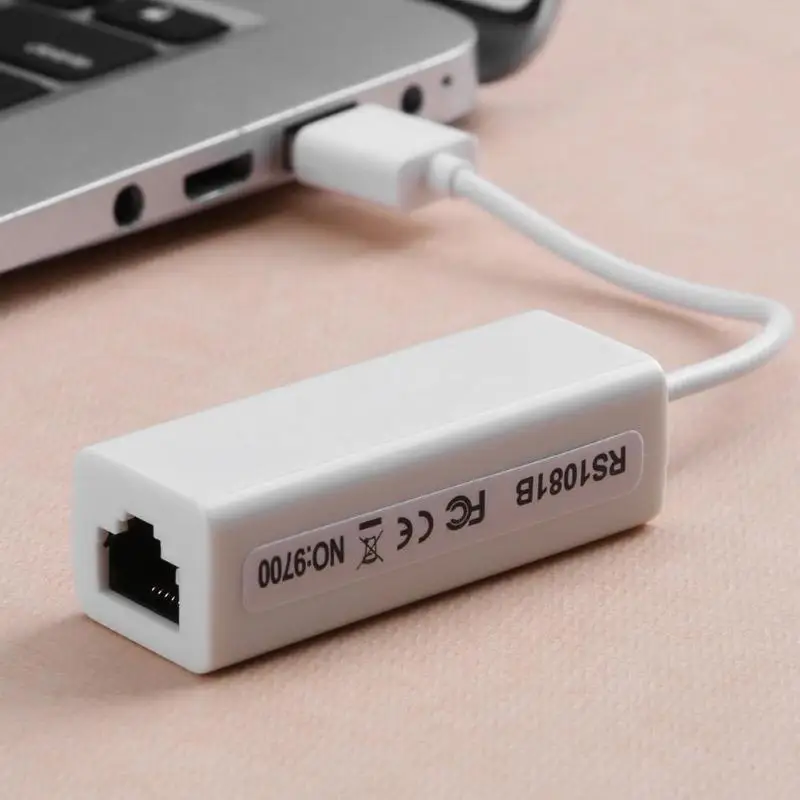 USB 2,0 к RJ45 LAN Ethernet 10/100 Мбит сетевой адаптер WIN7 для компьютера