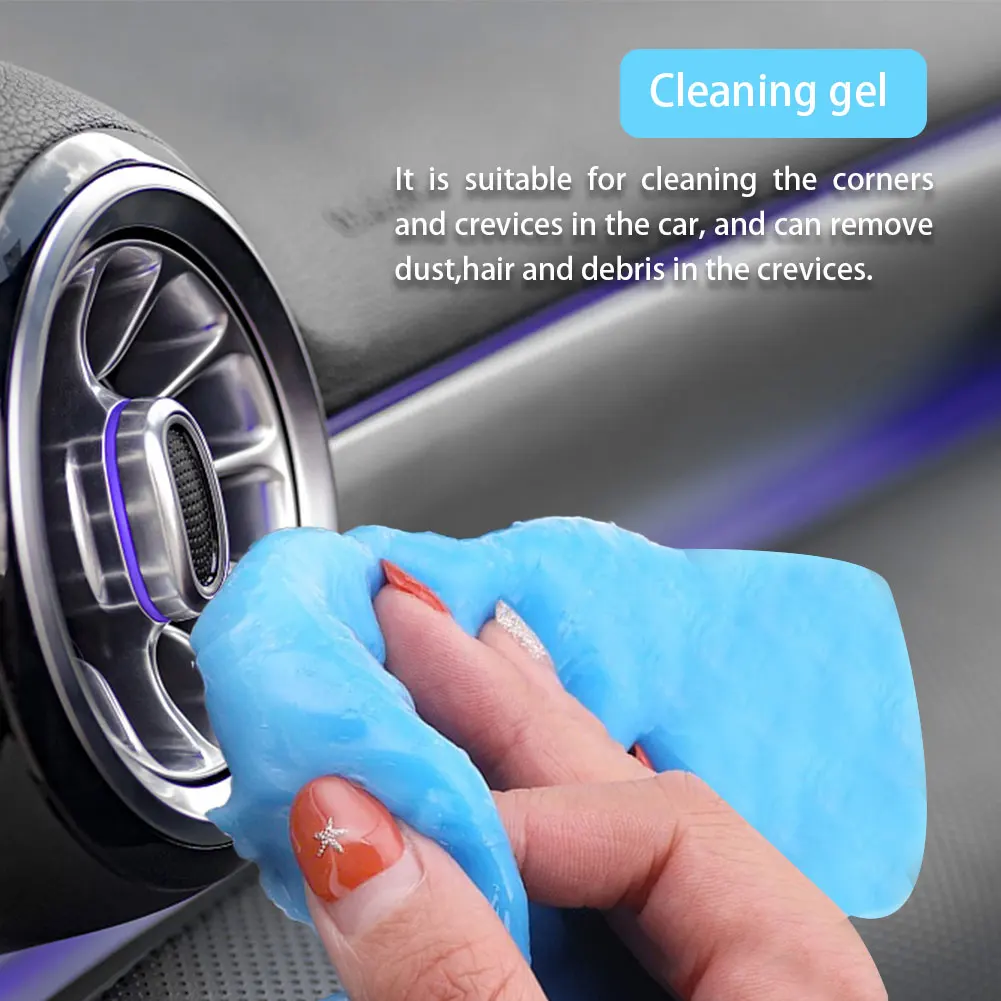 

6pcs Reusable Soft Portable Air Vent For Car Universal Flexible Interior Cleaning Gel Easy Use Laptop Keyboard Tools Anti Dust
