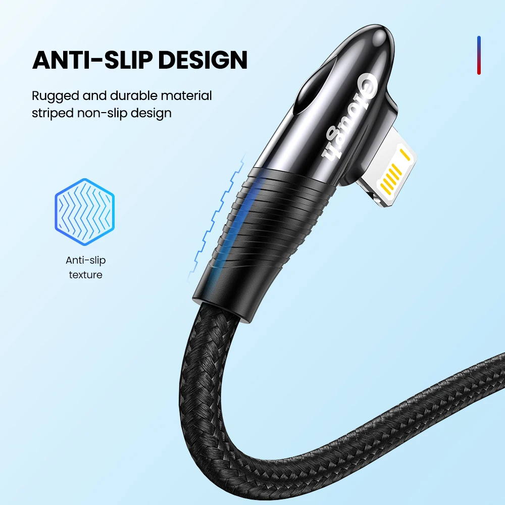 Elough Usb Cable For iphone 11 12 13 pro max Xs Xr X SE 8 7 6 plus 6s 5 ipad air mini Fast Charging Cable Phone Data Wire Cord