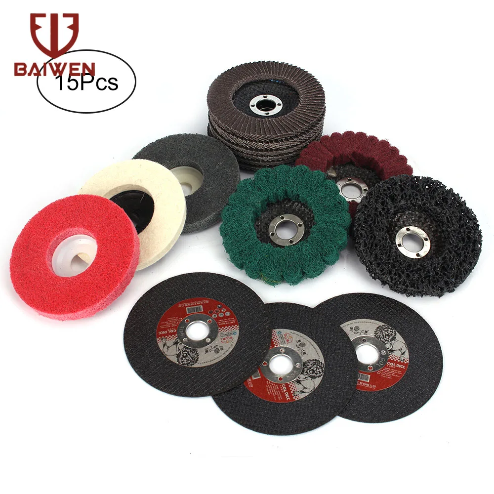 

Диск шлифовальный металлический плоский, 100 мм х 16 мм, 2-15 шт.