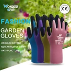 Перчатки для сада Wonder Grip, нескользящие, легко копаются и безопасны для перчатки для обрезки роз, варежки, перчатки для копания