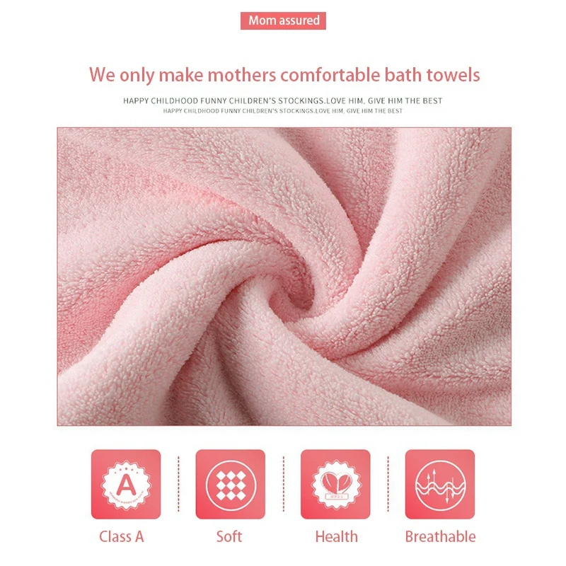 Детское банное полотенце с капюшоном супервпитывающий утолщенный банный халат