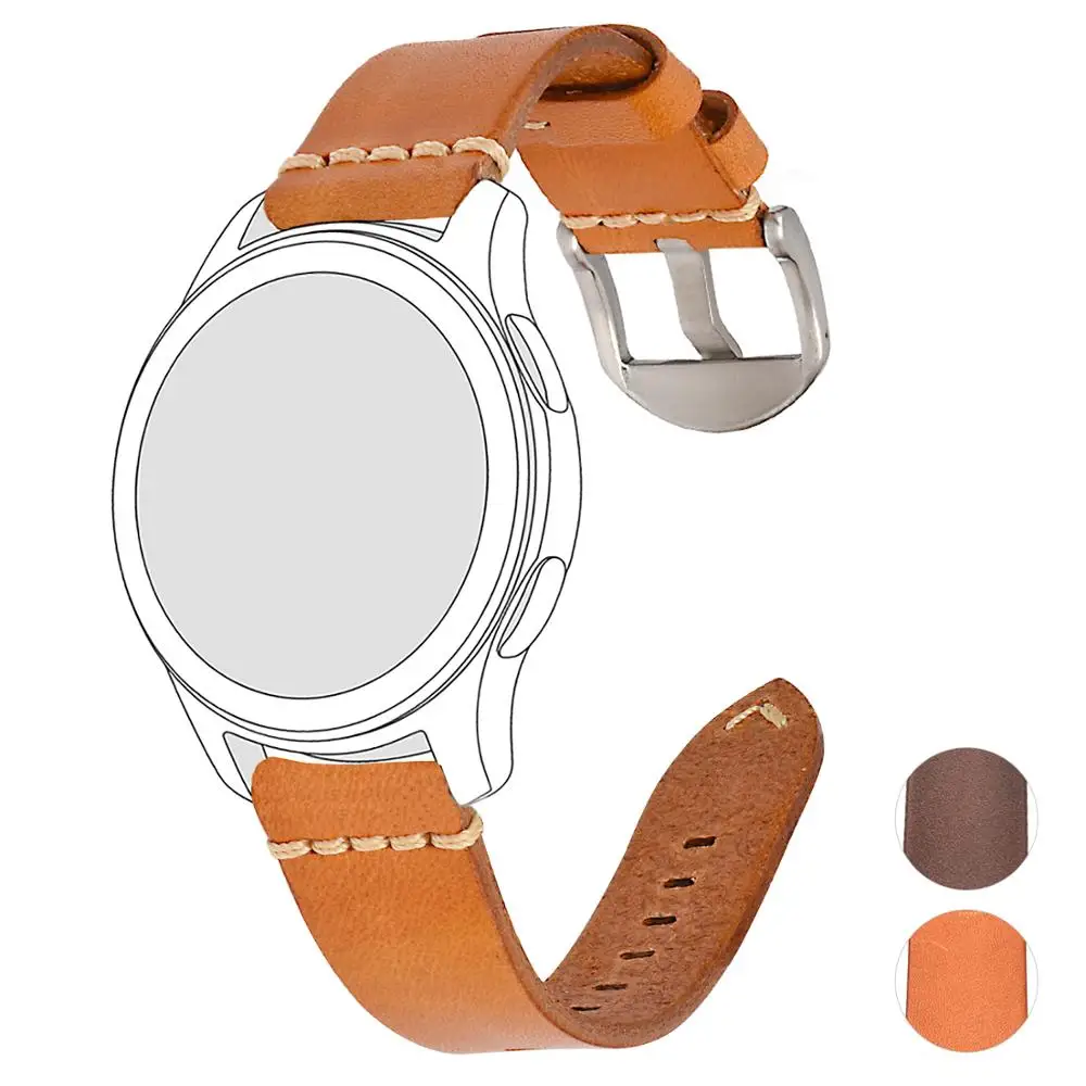 BEAFIRY Quick Release Vegetable Tanned Leather Watch Band 24mm 22mm 20mm Single Layer Leather Brown Straps Handmade Watchbands